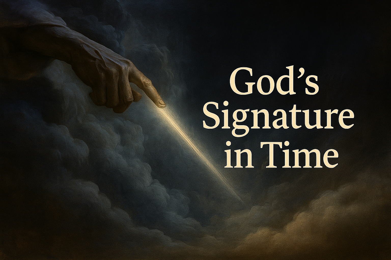 God's Signature in Time